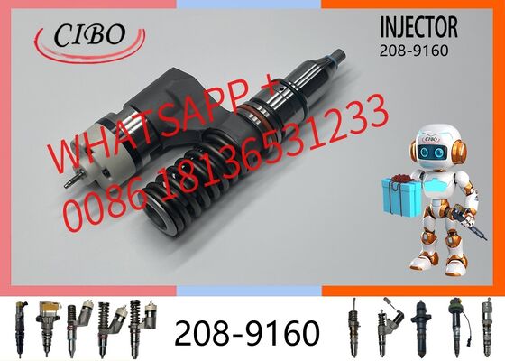 Buen precio Inyector de combustible original 208-9160 2089160 para 3176 3196 C10 C12 Excavadora Inyector de motor diesel Reemplazo para OEM 10R-0963 116-8899 inyector original nuevo En línea