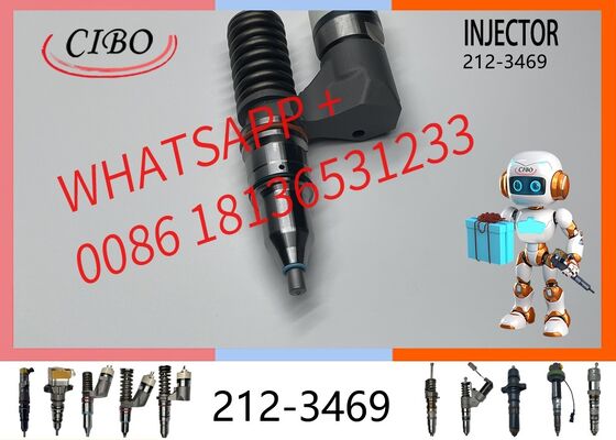 Bon prix Injecteur de carburant diesel original 212-3469 pour le moteur C10 C12 Parties de pièces d'excavatrice Remplacement pour OEM 2123469 10R-0963 10R-0961 317-5278 370-7555 212-3463 212-3462 injecteur original nouveau En ligne
