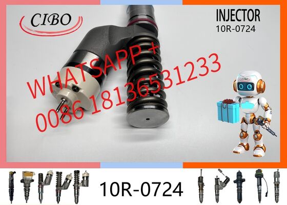Bom preço Injetor de combustível original 10R-0724 Injetor de trilho comum para 3406E 3456 C18 C15 Motor 385B Substituição de escavadeira para OEM 211-3026 10R0724 válvula de injeção injector original novo On-line