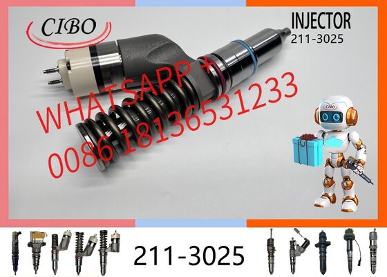 Good price original 211-3025 Diesel Fuel Injector for   C15 C-15 3406E Engine Excavator EUI Injector Replacement for OEM 10R-0955 239-4909 254-4183 618-0750 original new injector online