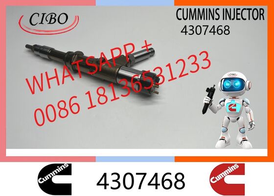 Good price Cummins original Diesel Common Rail Fuel Injector 4307468 for Cummins ISG12 ISG Engine Machinery Spare Parts Replacement OEM 5491515 4307475 4921827 Injector Nozzle original new injector online