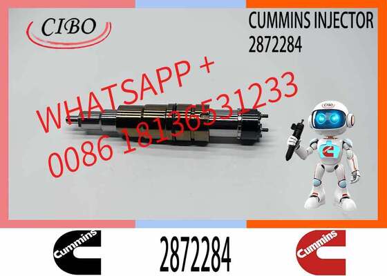 Bom preço Peças Originais Cummins para Máquinas de Construção Injetor de Combustível Diesel Common Rail 2872284 Substituição para OEM Compatível com Motores ISX12 XPI Referência Cruzada de Peças Nº 2036181 1881565 2031836 Injetor Novo Original On-line