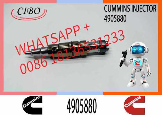 Bom preço Injetor de combustível de caminhão original Cummins 4905880 para QSZ13 Motor Diesel Injetor Common Rail Injetor de combustível Injetor Kit de reparo Substituição para OEM 5594515 2872544 2031835 Peças novo injetor original On-line