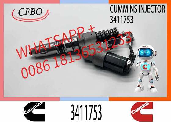Prezzo buono Iniettore carburante originale Cummins 3411753 per parti motore escavatore, compatibile con motori ISM11 QSM11 M11, adatto per escavatori R450LC-7 R500LC-7, riferimento incrociato n. 4026222PX 3411756 3411845, iniettore nuovo originale In linea