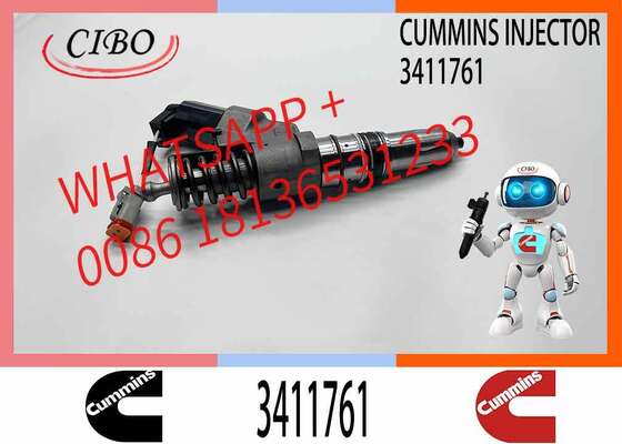 Bom preço Cummins original 3411761 Injetor de combustível para motores N14 CELECT PLUS M11 Compatível com 3087807 3411760 3411763 Velocidade de venda por atacado Navio rápido Mais componentes de combustível Opções novo injetor original On-line