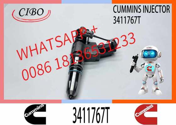 İyi fiyat Cummins orijinal 3411767T Dizel Yakıt Enjektörü Motor Yedek Parça OEM Değişimi Çapraz Referans 3080931F N14 CELECT Plus ISM11 QSM11 M11 Motorlu Ekskavatör Kamyon orijinal yeni enjektörüne uyar Çevrimiçi