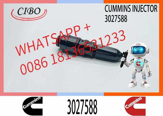 Bon prix Injecteur de carburant diesel 3027588 original Cummins pour chariot de pulvérisation C4.4 C7.1 L10-1 moteur Injecteurs communs 3801128 3037229 Pièces d'origine nouvel injecteur En ligne