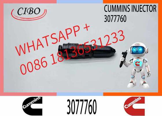 Goede prijs Cummins originele Diesel Common Rail Fuel Injector 3077760 Vervanging voor OEM K19 K38 K50 Motorcomponent Injection Valve Truck Excavator originele nieuwe injector Online