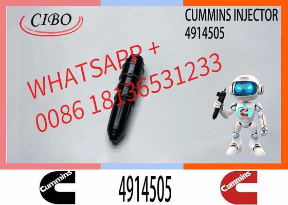 Buen precio Cummins original 4914505 inyector NT855 NTA855 partes del motor inyector de combustible de reemplazo para OEM SD22 SD23 SD32 excavadora motor diesel C4914505 inyector original nuevo En línea