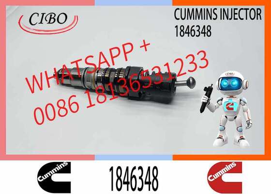 Prezzo buono Iniettore di unità Cummins originale 1846348 Iniettore di carburante Sostituzione OEM compatibile con DT12.02 DC12.14 R420 X15 per parti di escavatori e camion Riferimento incrociato 579260 1846351 iniettore nuovo originale In linea