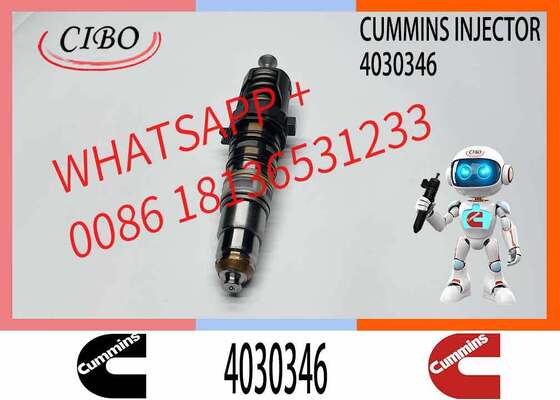 Prezzo buono Pompa iniettore carburante originale Cummins 4030346 di ricambio per motori diesel QSKX15 QSX15 ISX15 X15 DT12.02 08, accessori per macchine edili, escavatori, riferimento incrociato 1764365 1846348, iniettore nuovo originale In linea