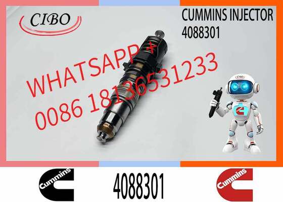 Prezzo buono Iniettore carburante originale Cummins per la sostituzione OEM 4088301, ricambi per motori diesel per motori CM570 ISX, adatto per D11T 6040, compatibilità universale, incrocia 4928260 4921683 4088725, iniettore nuovo originale In linea