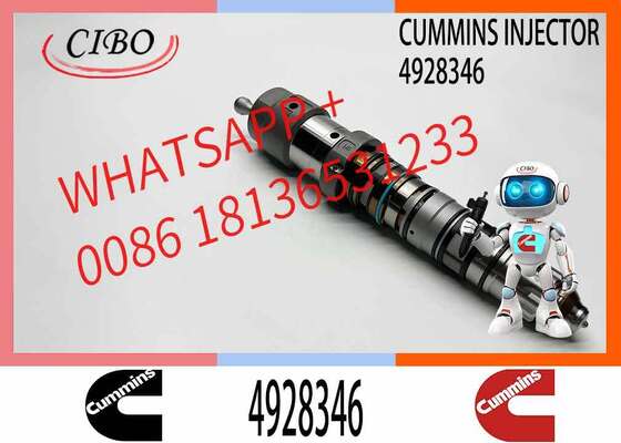 Guter Preis Cummins Original 4928346 Diesel-Brennstoff-Injektor Ersatz für OEM Kreuzbezug 362744RX 4088416 Passt QSK45/QSK60 K19 Motoren für Bagger Dieselausrüstung Original neuer Injektor Online