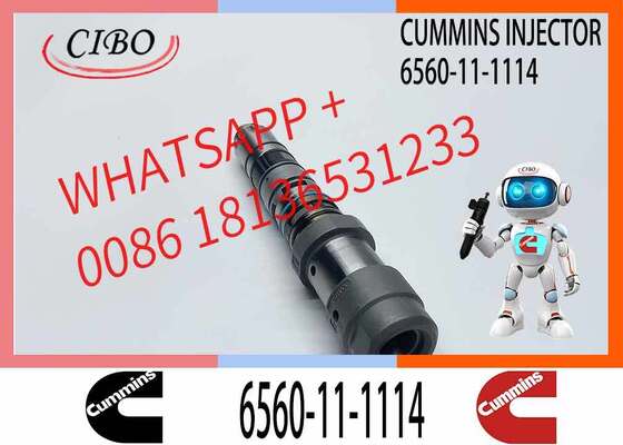 İyi fiyat Cummins orijinal 6560-11-1114 OEM için Motor Enjektor Değiştirme SAA6D1170E-3 6D170 QSK23 QSK60 ile uyumlu Motorlar Çapraz Referans 4902827 6560-11-1414 PC1250 için Kazı Makinesi Parçaları orijinal yeni inj Çevrimiçi