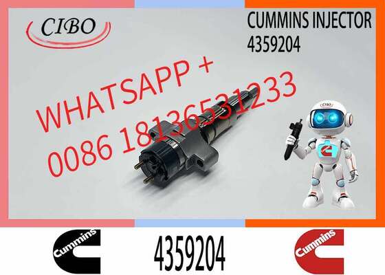 Guter Preis Cummins Original 4359204 Bagger Ersatzteil OEM Dieselbrennstoffspritzer für QSC8.3 QSL9.3 C-102 L-113 CM-2880 Motor Zubehör Original neuer Spritzer Online