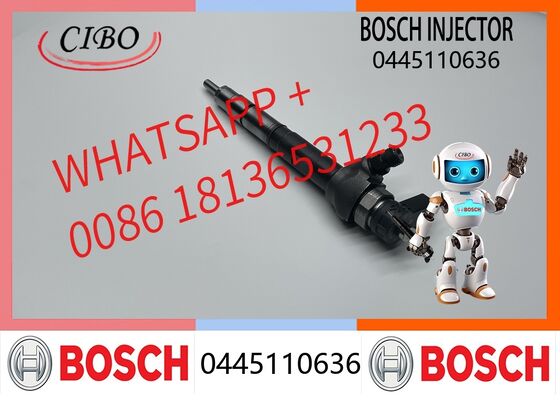 Harga bagus Bosch Original Diesel Common Rail Fuel Injector 0445110636 untuk Bosch Engine Yunnei JAC SAIC Maxus G10 Injector Tekanan Tinggi Universal Fitment Auto Parts original new injector On line