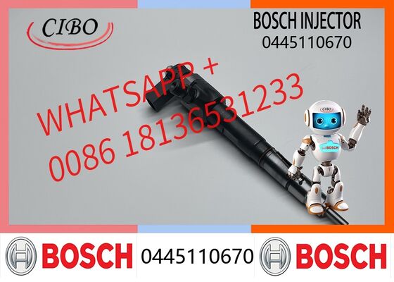 Хорошая цена Оригинальная дизельная форсунка Bosch Common Rail 0445110670 для дизельных двигателей грузовиков, сменный распылитель DLLA82P1773, замена OEM 0445110335 0445110512, оригинальная новая форсунка Онлайн