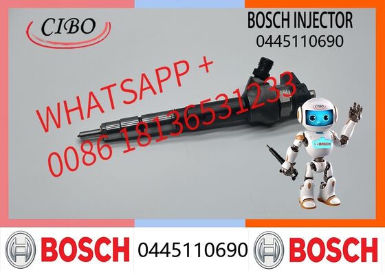 ราคาดี หัวฉีดดีเซลคอมมอนเรล Bosch ของแท้ 0445110690 สำหรับรถบรรทุก Foton เครื่องยนต์ Isuzu 4JB1 หัวฉีดปั๊มน้ำมันเชื้อเพลิง อะไหล่เครื่องยนต์ดีเซล หัวฉีดใหม่ของแท้ ออนไลน์