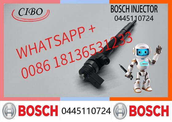 Хорошая цена Bosch оригинальный CR инжектор 0445110724 Дизельный инжектор для D4CB CRDi H-1 Solana I800 Коммерческие дизельные грузовики 33800-4A500 0445110274 Замена оригинального нового инжектора Онлайн