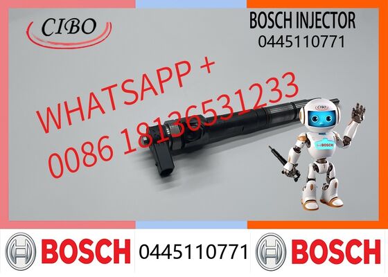 Καλή τιμή Bosch γνήσιο μπεκ ψεκασμού καυσίμου 0445110771 Ανταλλακτικά κινητήρα φορτηγού Common Rail Diesel Injector Αντικατάσταση για OEM 0445110996 0445110995 0445110505 V2403 γνήσιο νέο μπεκ Διαδικτυακά