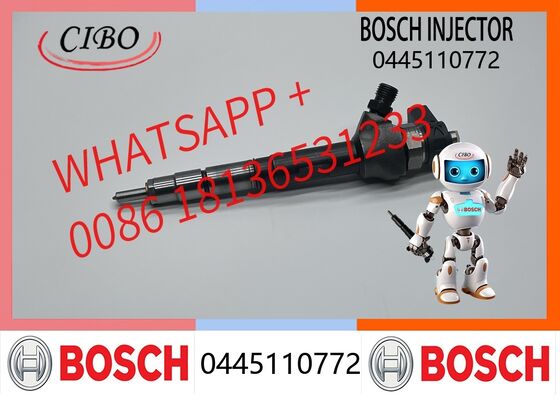 Harga bagus Bosch Original Common Rail Diesel Injector 0445110772 dengan Nozzle DLLA149P2532 Kit Perbaikan untuk Truk Bagian Mesin Konstruksi 0445110725 0445110387 Injektor baru asli On line