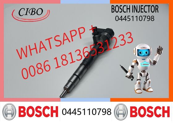 Хорошая цена Bosch оригинальный Дизельный Common Rail топливные инжекторы 0445110798 Замена для OEM инжектор сборка сопла 0433172547 грузовик Genset запасная часть оригинальный новый инжектор Онлайн