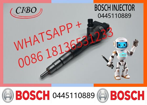 Buen precio Inyector de combustible original de Bosch 0445110889 Conjunto de reparación de inyectores de tren común para YC4FA-EU3 Partes de maquinaria de construcción Reemplazo para OEM 0445110839 0445110859 inyector original nuevo En línea