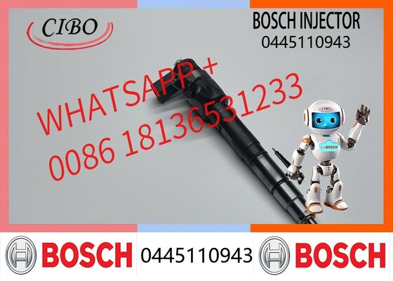 Bon prix Injecteur Bosch d'origine pour Diesel Common Rail 0445110943 Injecteur de carburant pour moteur de voiture Assemblage d'injection haute pression Pièce de rechange 0445 110 943 injecteur neuf d'origine En ligne