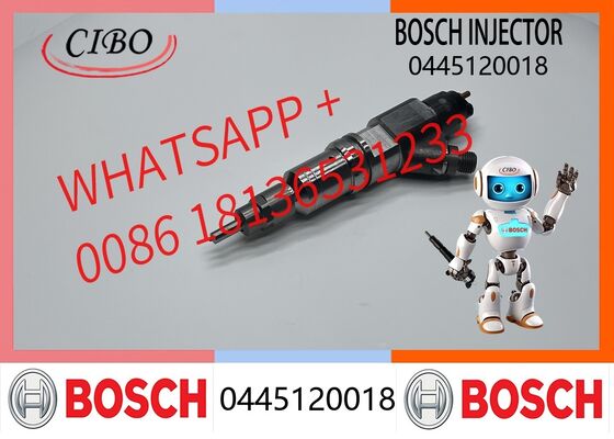 Хорошая цена Bosch Original Diesel Common Rail Injector 0445120018 Впрыск топлива высокого давления Сборка сопла Замена топливной системы двигателя OEM Запчасти оригинальный новый инжектор Онлайн