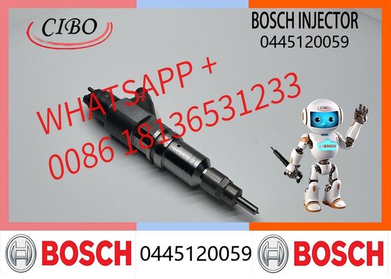 Goede prijs Bosch originele Diesel Brandstofinjector 0445120059 Common Rail Nozzle Assembly voor PC200-8 Graafmachine Auto Vervanging voor OEM 0445120231 4945969 originele nieuwe injector Online