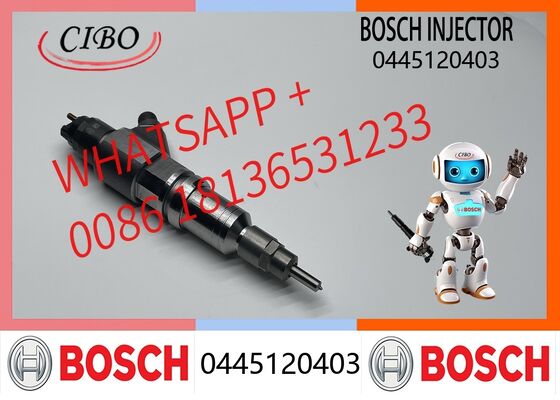 Good price Bosch original Diesel Fuel Injector 0445120403 Fit for  120 Series Truck Engine Parts CRIN2-16 Replacement for OEM T417806 DLLA133P2491 original new injector online