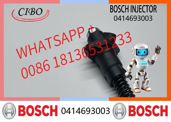 Harga bagus Pompa Plunger Tunggal Asli Bosch 0414693003 Suku Cadang Injektor Bahan Bakar VOE20798675 VOE3801277 04289982 untuk Unit Pompa Injeksi Bahan Bakar Diesel D6D EC210B L90F Injektor Asli Baru On line