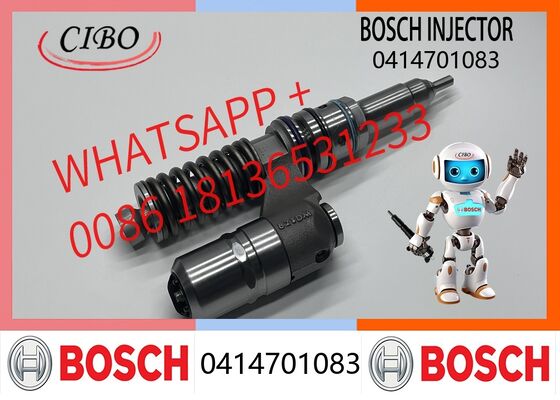 Bom preço Injetor de pistão de combustível diesel original da Bosch 0414701083 Bomba de unidade electrónica para Euro Trakker L1A9 Substituição para OEM 0414701016 500331074 2995480 2998526 novo injetor original On-line