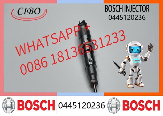 Хорошая цена Bosch оригинальный дизельный топливный инжектор 0445120236 Fit Komatsu 300 350 360 PC300 PC350 Замена OEM 0986435522 84346812 топливный инжектор оригинальный новый инжектор Онлайн