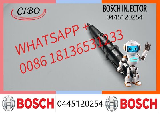 Buen precio Bosch original Common Rail Injector 0445120254 inyector de combustible diesel boquillas de control de la válvula de ensamblaje para el inyector de reemplazo para OEM partes del motor de automóviles inyector original nuevo En línea
