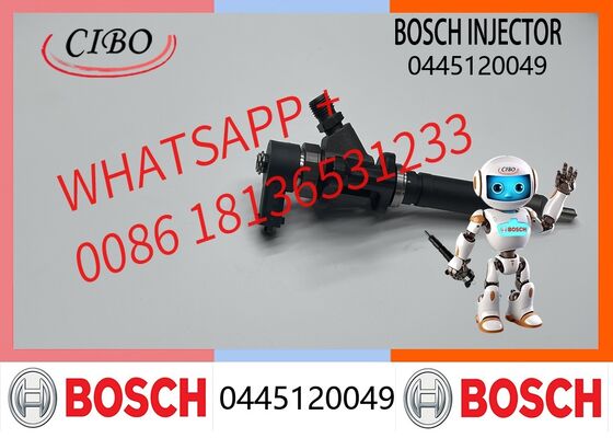 Good price Bosch original Fuel Injector 0445120049 Injection Valve Replacement for OEM ME223002 4m50 Canter Excavator Diesel Engine Auto Part Common Rail Kit original new injector online