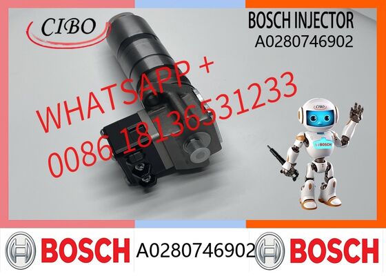 Bom preço Unidade de bico injetor de bomba de combustível original Bosch A0280746902 para bomba de injeção diesel OM900 OM902 OM904 OM906 ACTROS Mp2 Mp3 0414799004 0414799006 0414799008 injetor novo original On-line