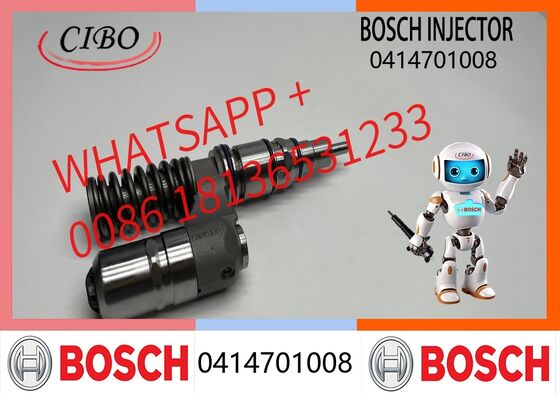 Harga bagus Unit Injector Bosch Asli 0414701008 Pompa Bahan Bakar Injektor untuk Suku Cadang Truk Scania DC11 DC12 P114 P124 R164 Pengganti OEM 1497386 1455861 0414701019 injektor baru asli On line