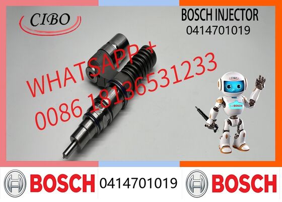 Buen precio Bosch originales inyector de combustible boquilla 0414701019 Sustitución para OEM 0414701082 0414701027 DC12 114 124 Serie de inyector diesel Kit de reparación de auto parte original nuevo inyector En línea