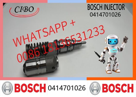 Buen precio Inyector de motor de camión Bosch original 0414701026 Piezas de repuesto para inyector diésel para OEM 0 414 701 043 0 414 701 092 Bomba de inyección inyector original nuevo En línea