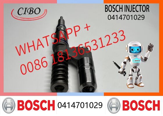 Bon prix Bosch original 0414701029 Injecteur de carburant pour chariot de pelle DC16.40A DC16.41A pompe à injecteur diesel remplacement pour OEM 0414701030 0414701058 1478643 Pièces automobiles nouvel injecteur original En ligne