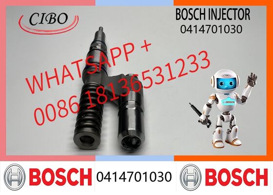 Buen precio Bosch inyector de combustible original 0414701030 para excavadora camión motor diesel autopartes inyector bomba de reemplazo para OEM 0579254 1478643 0986441117 inyector nuevo original En línea