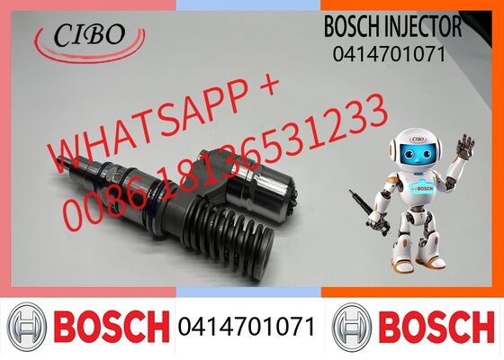 Bom preço Injetor de combustível diesel original da Bosch 0414701071 Injetor de combustível do Common Rail para máquinas de construção da Scania Diesel 0414701070 2098522 novo injetor original On-line