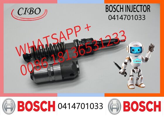 Bom preço Injetores de diesel de origem Bosch 0414701033 para escavadeira GE13 Motor Injetor de combustível de substituição para OEM 109962-0042 0414702005 novo injetor original On-line