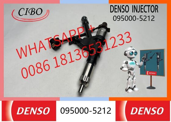 Guter Preis Denso Original Common Rail Injector 095000-5212 Treibstoffinjektor für P11C SK450 Motor Ersatz für OEM 095000-5214 5215 23670-E0351 Original neuer Injektor Online