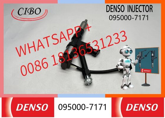 سعر جيد بخاخ ديزل أصلي من دينسو بنظام السكك الحديدية المشتركة 095000-7171 23670E0370 لشاحنات Hilux P11C، بديل لبخاخ الوقود OEM 095000-7172، قطع غيار أصلية جديدة متصل