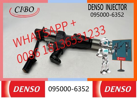 سعر جيد دينسو حقن الديزل الأصلي 095000-6352 استبدال لشركة OEM 23670-E0050 حقن الوقود مناسبة كوبيلكو SK200-8 SK210-8 200/230/250/260-8 J05E J06 حقن جديد أصلي متصل