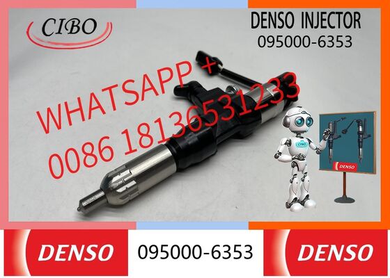 قیمت خوب انژکتور اصلی دیزل ریل مشترک دنزو 095000-6353 برای کامیون تویوتا هینو 4HK1 4JJ1 6HK1 6BG1 D06FR جایگزین بیل مکانیکی برای انژکتور اصلی جدید OEM 8-98011604-5 آنلاین