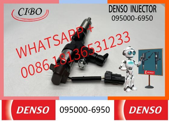 Good price Denso original Diesel Injectors 095000-6950 Common Rail Injectors J05D 500 Series Fuel Injector Replacement for OEM 23670E0330 095000-6951 original new injector online