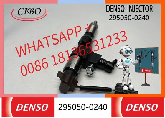Dobra cena Oryginalny wtryskiwacz Common Rail Denso 295050-0240 zamiennik do silnika J08E, ciężarówki 500 Ranger, koparek SK330-8, SK350-8, numery części 23670-E0450, 23670-E0540, oryginalny nowy wtryskiwacz W Internecie